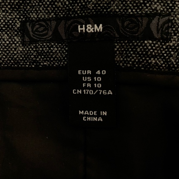 H&M gray wool-blend A-line skirt—women’s 10 - Picture 4 of 7